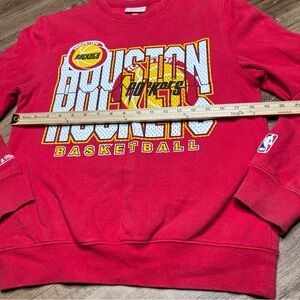 Mitchell & Ness Houston Rockets crewneck sweater Mens Small